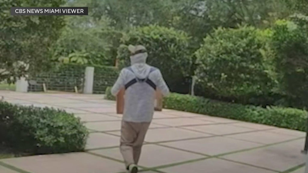 Kendall porch pirate caught on camera spoiling a Father's Day surprise — CBS Miami, Boca Raton Community news