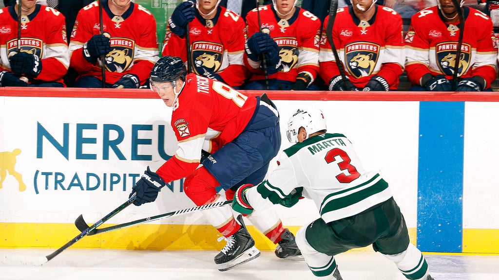 Kirill Kaprizov's hat trick powers Wild past Panthers 4-1 in Florida's home opener — CBS Miami, Boca Raton Business news