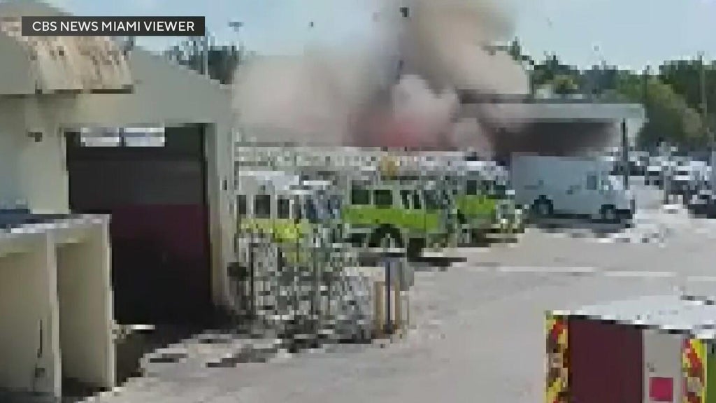 New surveillance video shows deadly explosion at Miami-Dade facility — CBS Miami, Boca Raton Community news