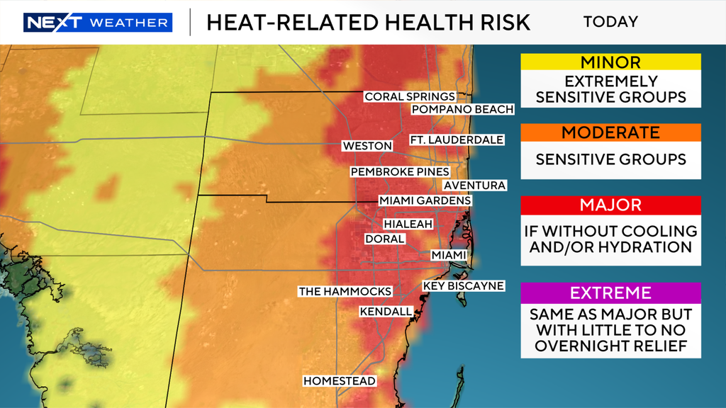More record-breaking heat possible in South Florida on Friday before rain chances rise this weekend — CBS Miami, Boca Raton Health news