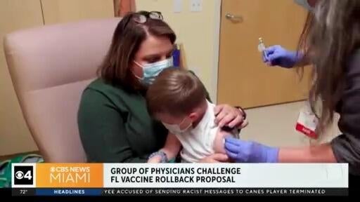 Florida doctors challenge state’s plan to roll back vaccine requirements — CBS Miami, Boca Raton Health news
