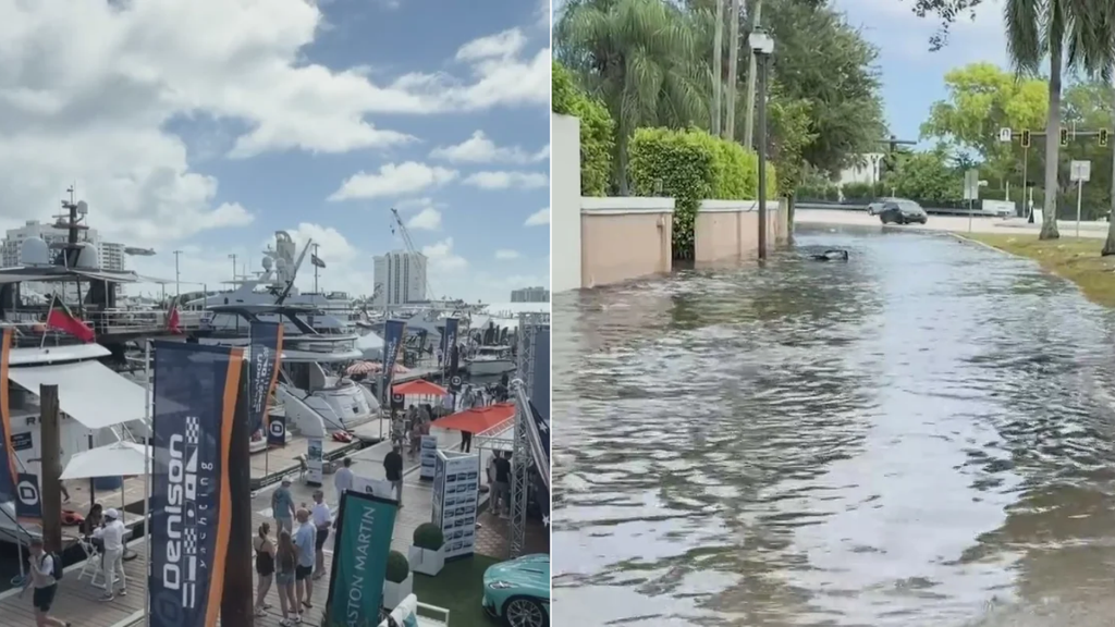 King tide flooding hits fourth day in Fort Lauderdale as boat show opens, snarling traffic — Boca Raton Schools news