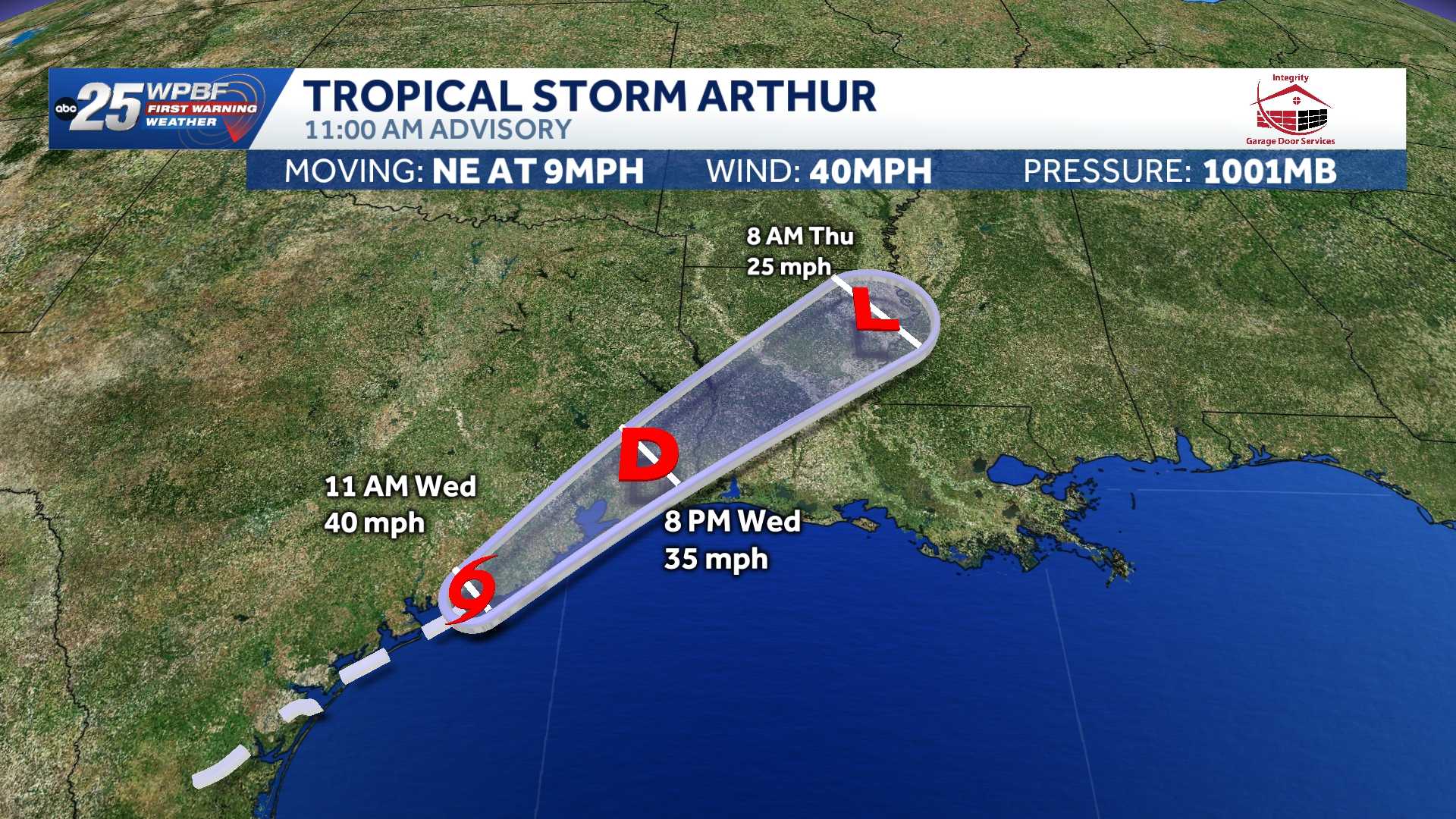 Tropical Storm Arthur forms, becomes first named storm of 2026 Atlantic Hurricane Season — WPBF West Palm Beach
