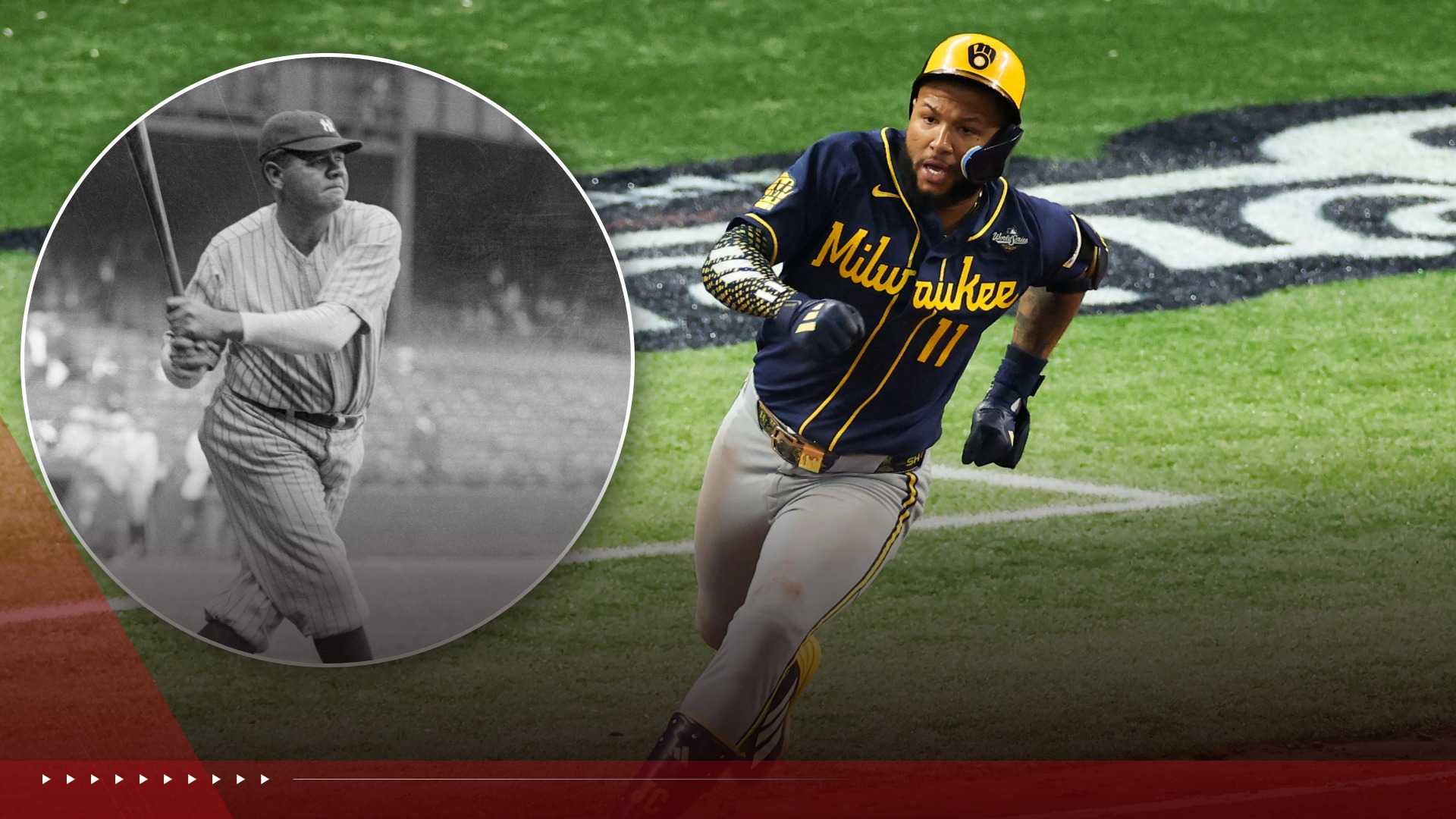 Brewers player ties 98-year-old record set by Babe Ruth during World Series  — WPBF Sports Palm Beach