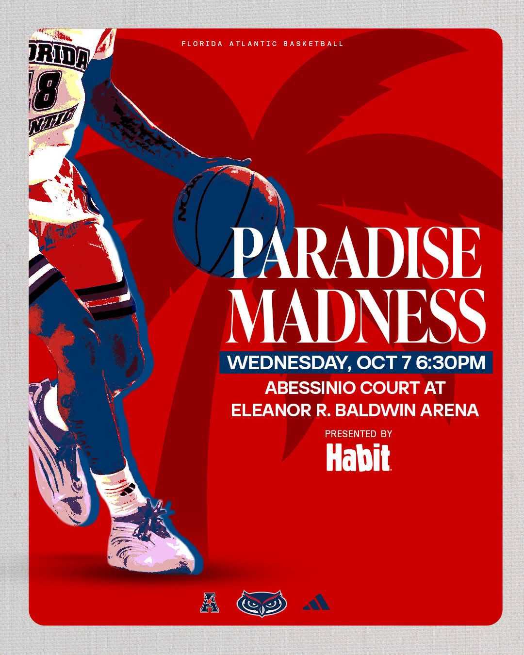 Florida Atlantic to host 'Paradise Madness' Wednesday night in Boca — WPBF Sports Palm Beach