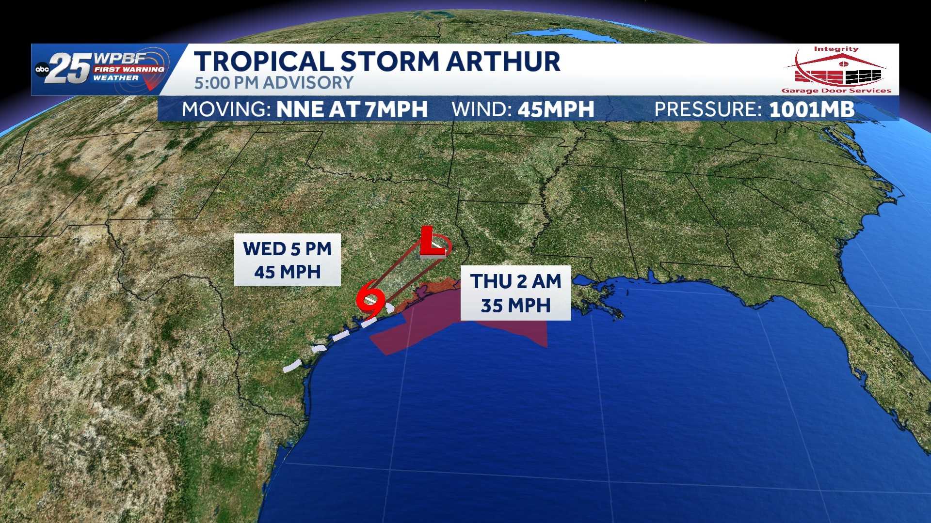 Tropical Storm Arthur forms, becomes first named storm of 2026 Atlantic hurricane season — WPBF West Palm Beach