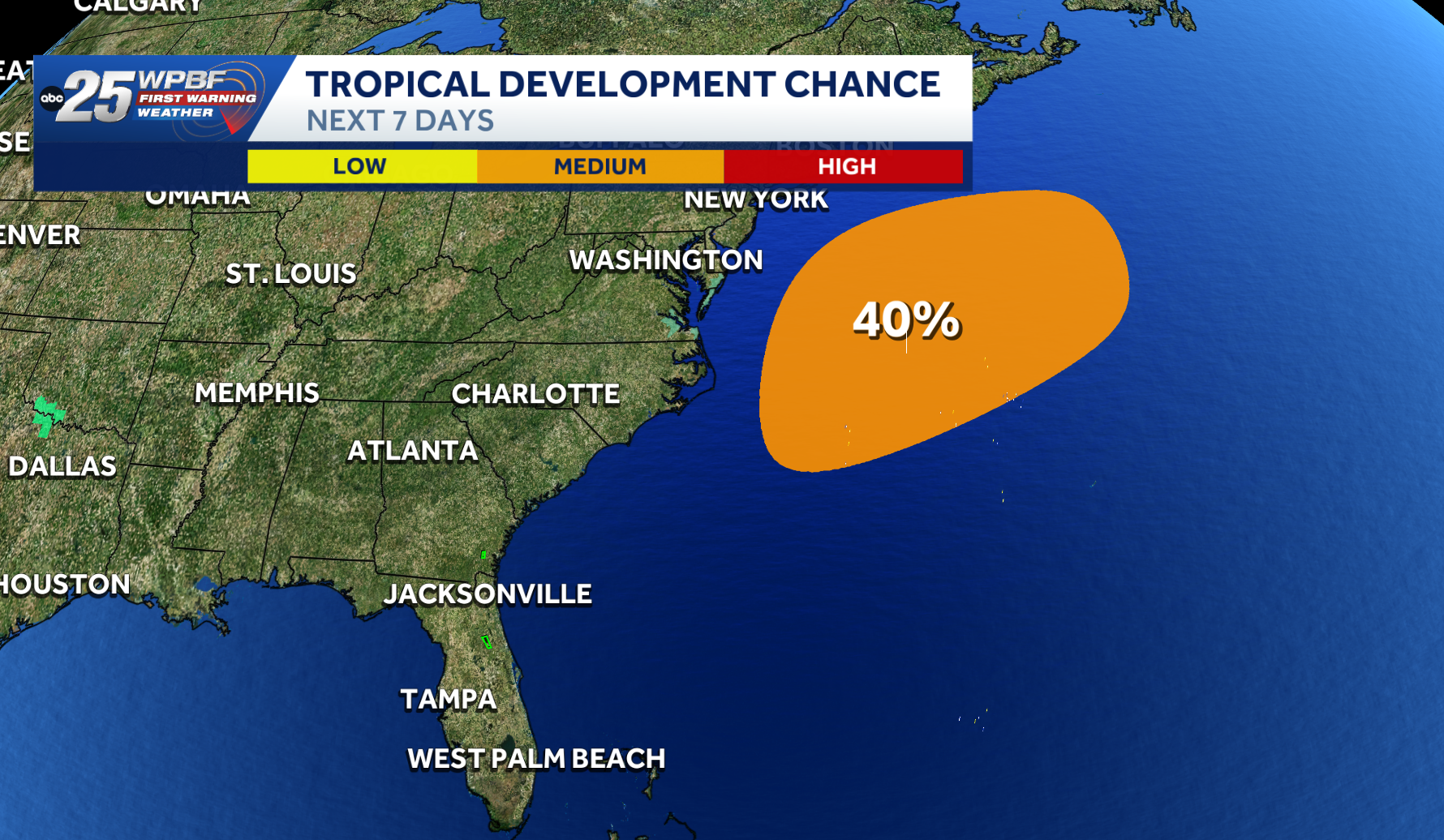 NHC warns of coastal flooding and dangerous surf from low-pressure system off US East Coast — WPBF West Palm Beach