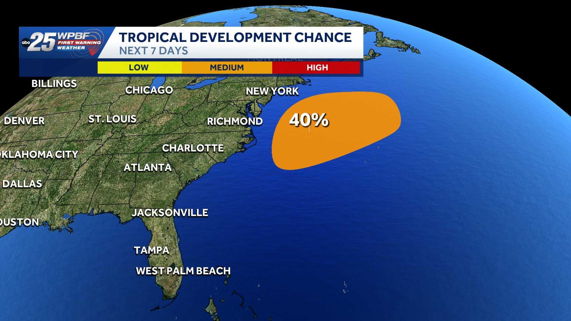 National Hurricane Center tracking low-pressure area off Mid-Atlantic U.S. coast — WPBF West Palm Beach, Boca Raton Community news