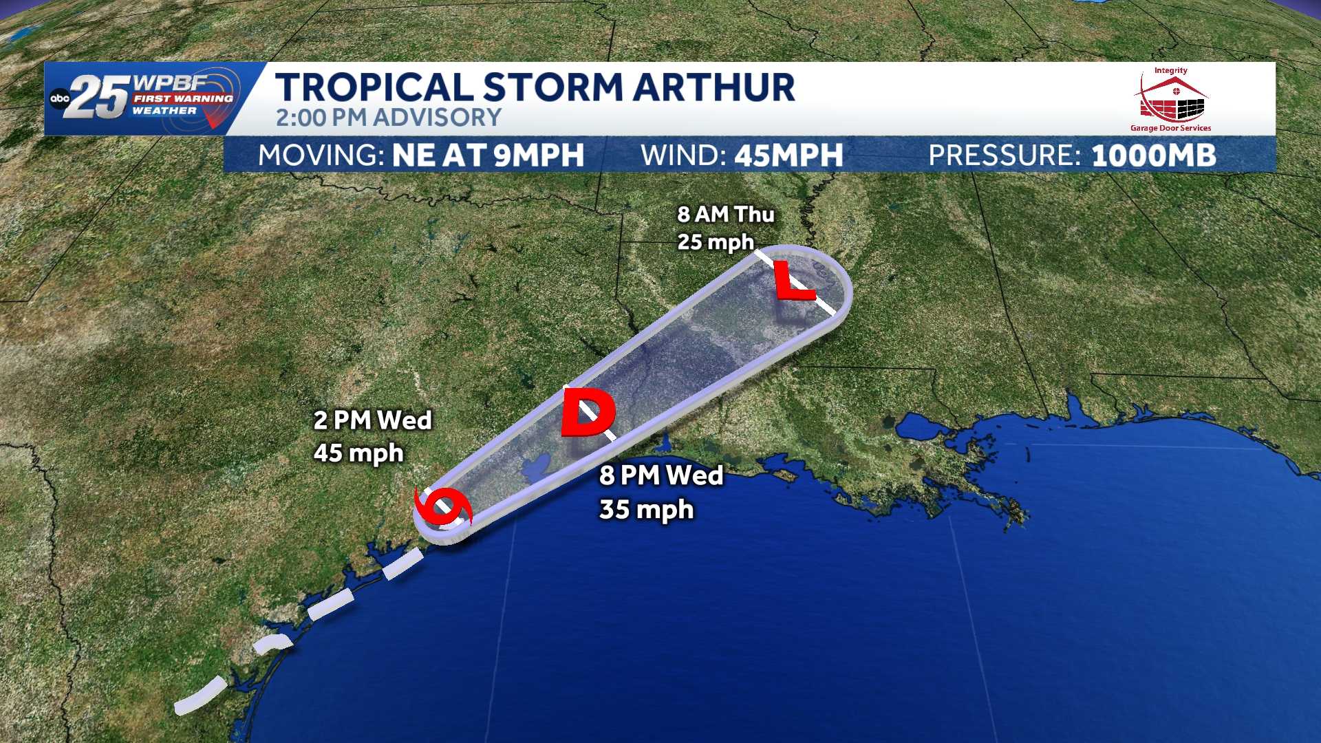 Tracking Tropical Storm Arthur: Computer models and maps — WPBF West Palm Beach
