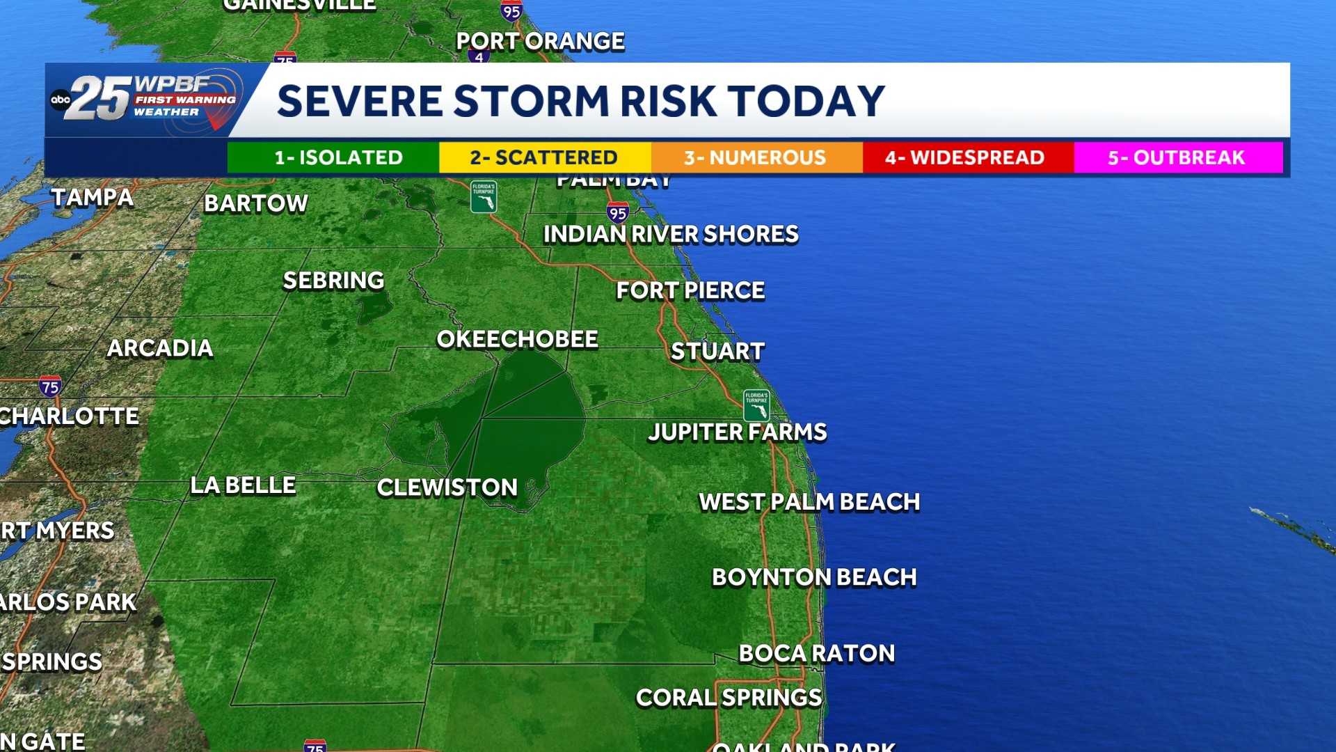 South Florida faces heat advisory and marginal risk of severe storms Friday evening — WPBF West Palm Beach