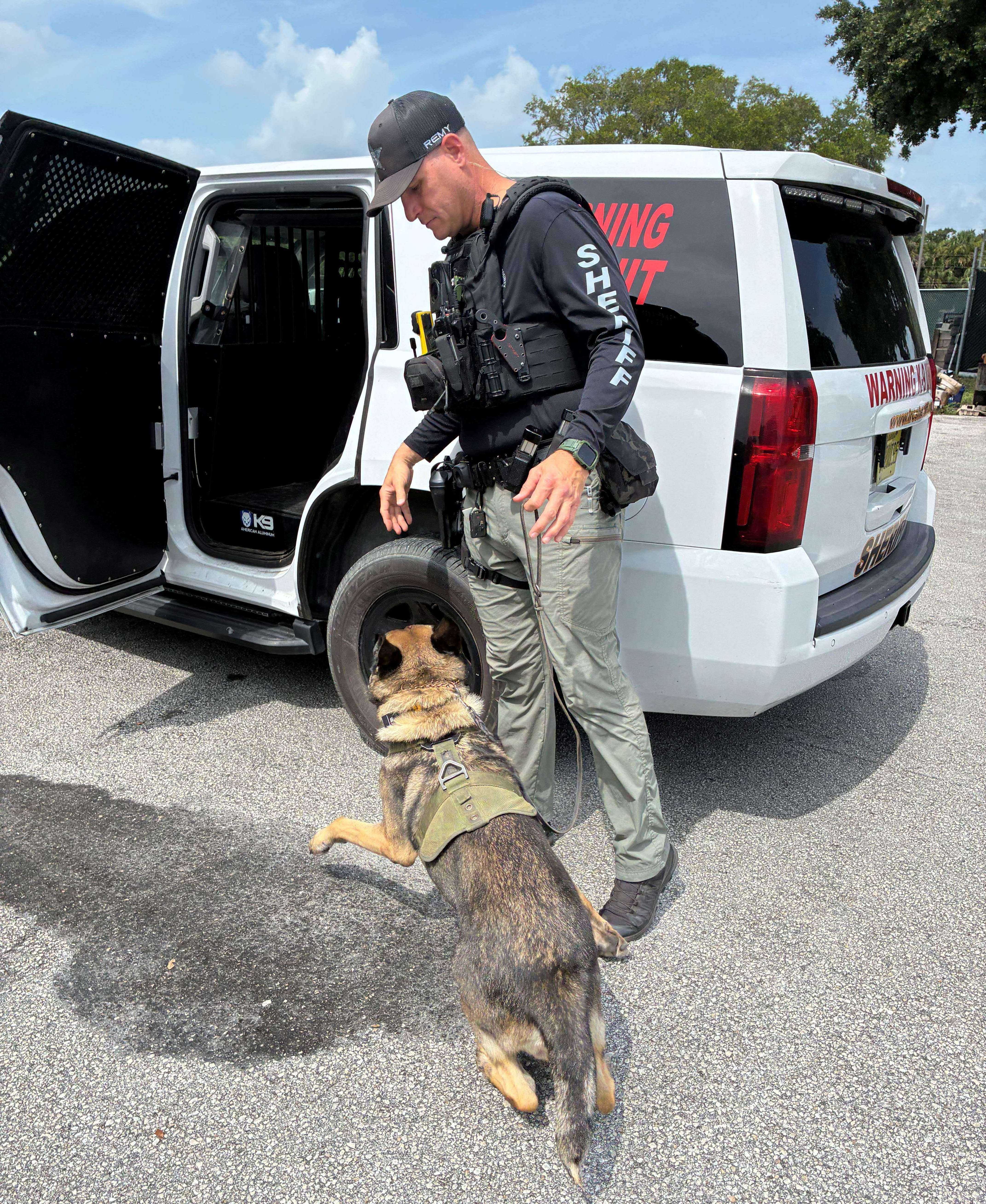 'Sudden bang': Indian River County deputy and K-9 have close encounter with alleged reckless driver — WPBF West Palm Beach