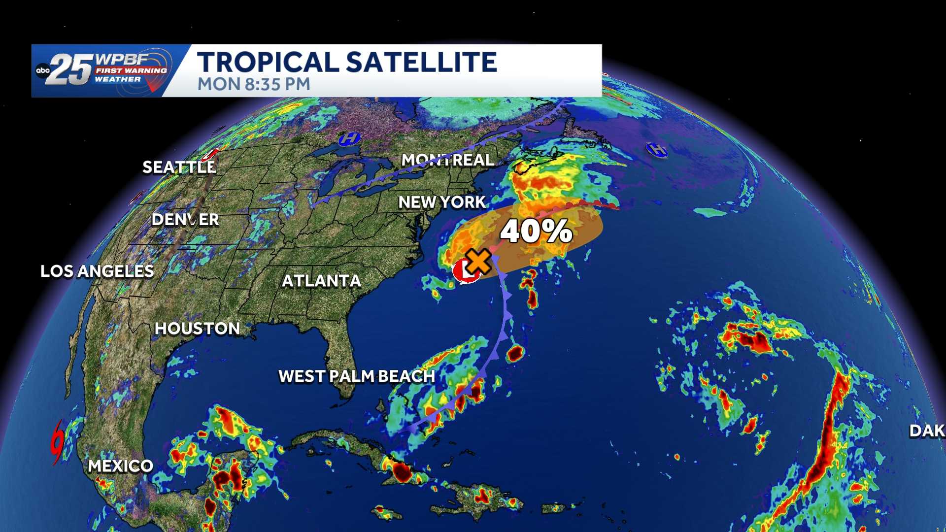 National Hurricane Center tracks Invest 93-L off U.S. East Coast — WPBF West Palm Beach