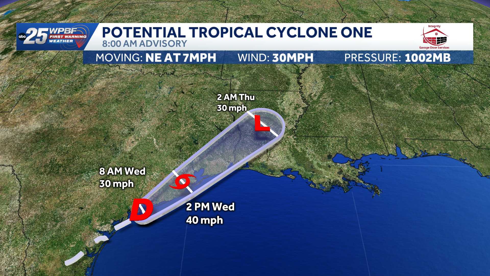Life-threatening flooding expected as Potential Tropical Cyclone One moves along Texas coast — WPBF West Palm Beach