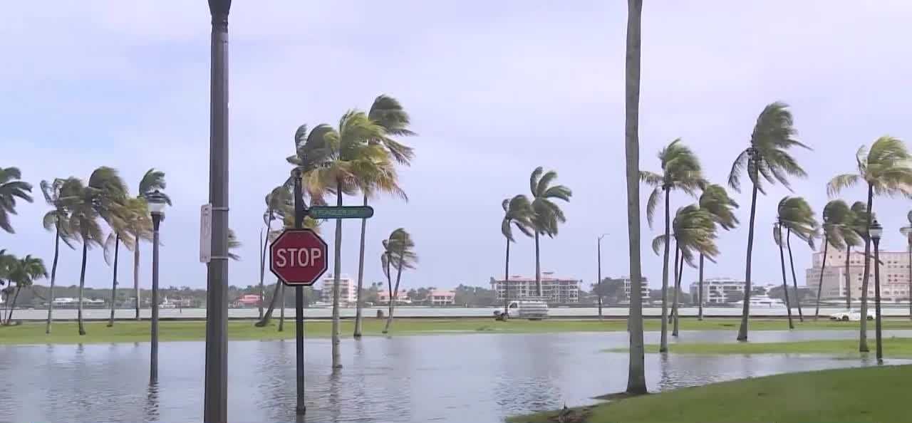 King tides bring flooding to Flagler Drive in West Palm Beach — Boca Raton Schools news