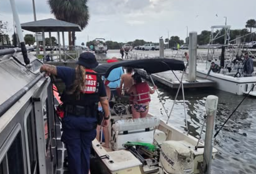 U.S. Coast Guard assists 4 aboard a disabled 15-foot vessel in Fort Pierce — WPBF West Palm Beach