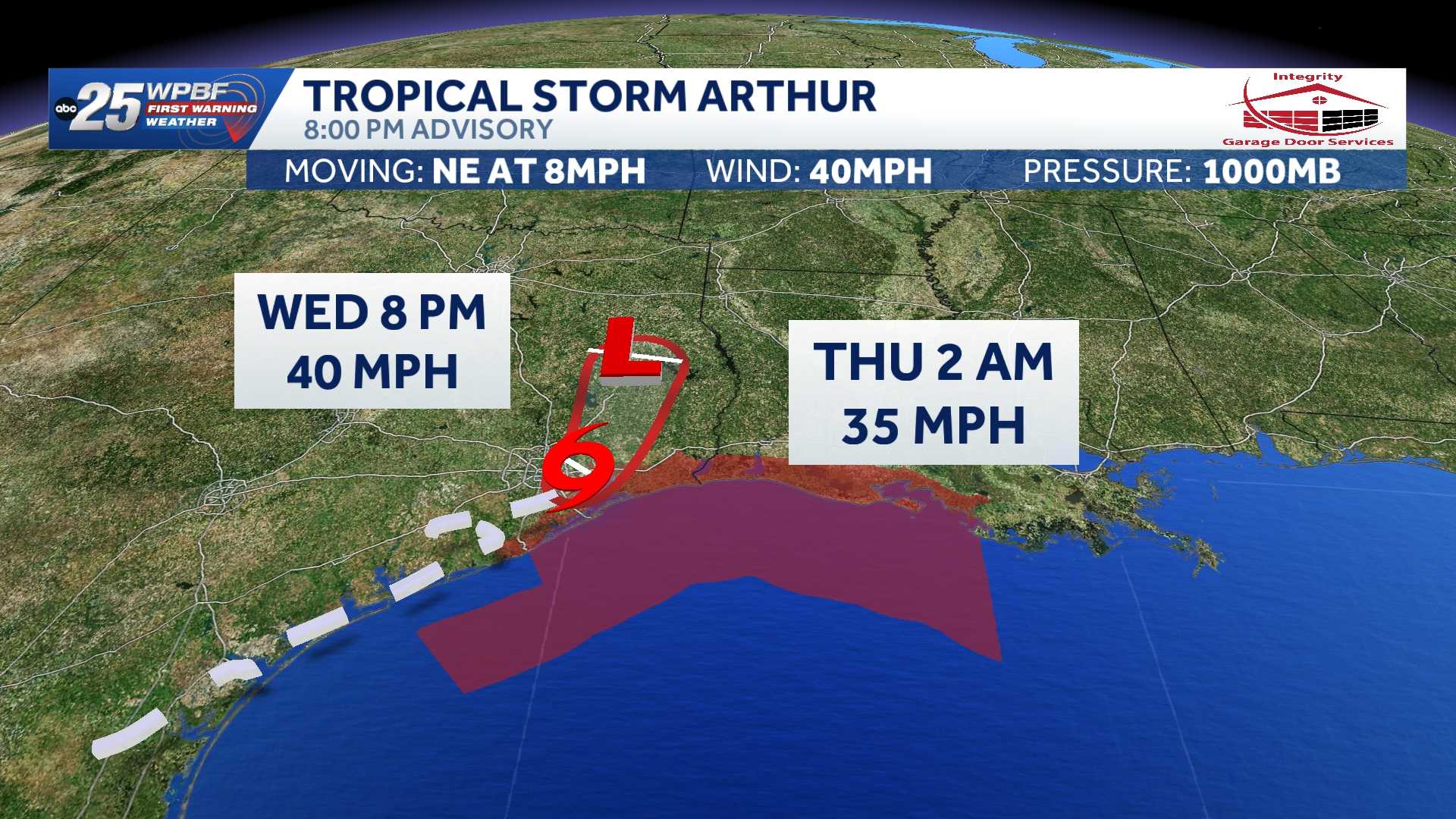 Tropical Storm Arthur forms, becomes first named storm of 2026 Atlantic hurricane season — WPBF West Palm Beach
