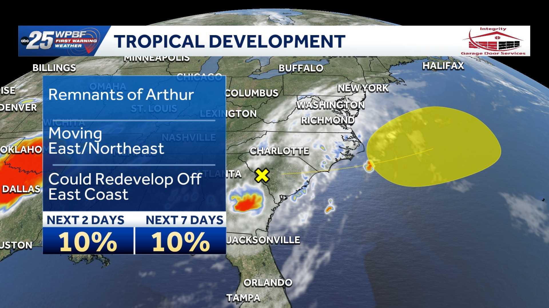 Remnants of Arthur could redevelop after moving off US coast — WPBF West Palm Beach
