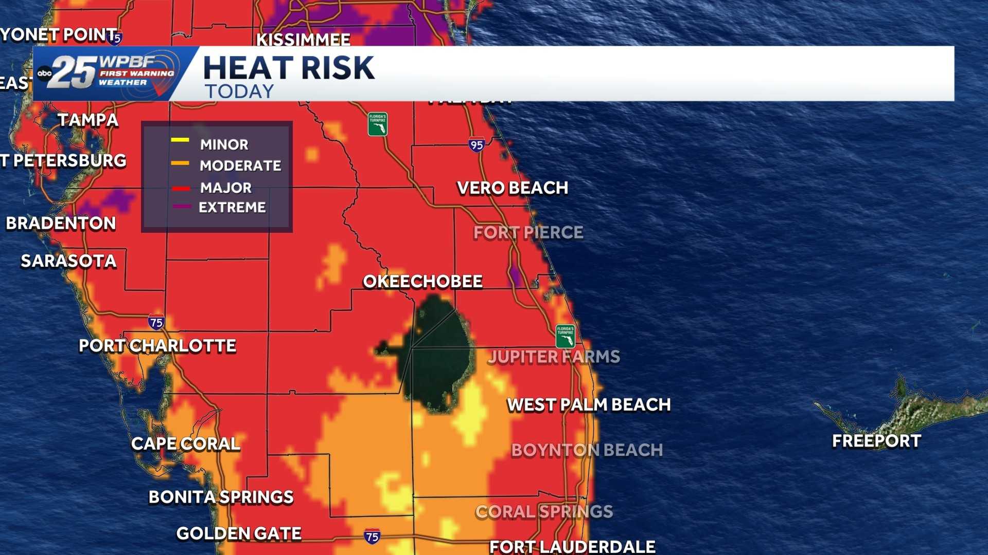 South Florida heat advisory: Feels-like temperatures could reach 110 degrees Friday — WPBF West Palm Beach
