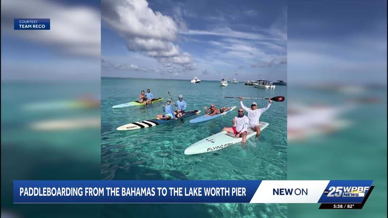 Paddleboarder helps raise thousands for cystic fibrosis after 82-mile journey from the Bahamas — WPBF West Palm Beach, Boca Raton Sports news