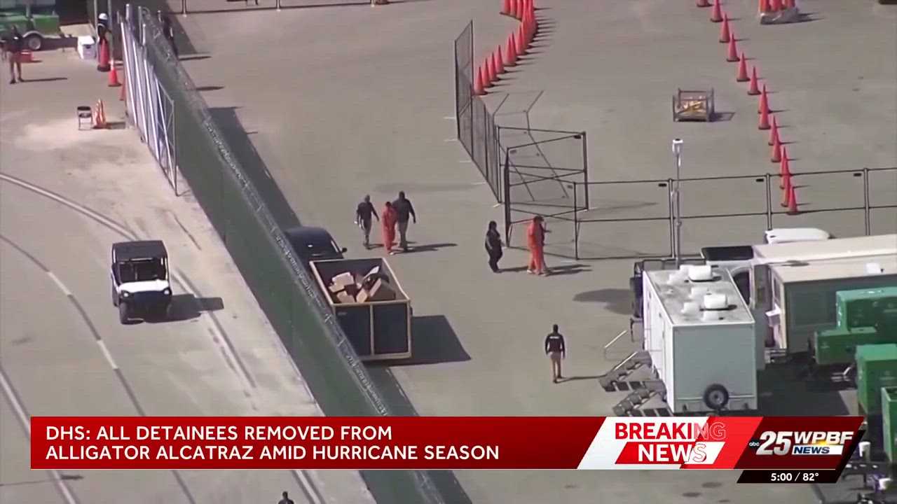 Detainees removed from Alligator Alcatraz in the Everglades — WPBF West Palm Beach, Boca Raton Sports news