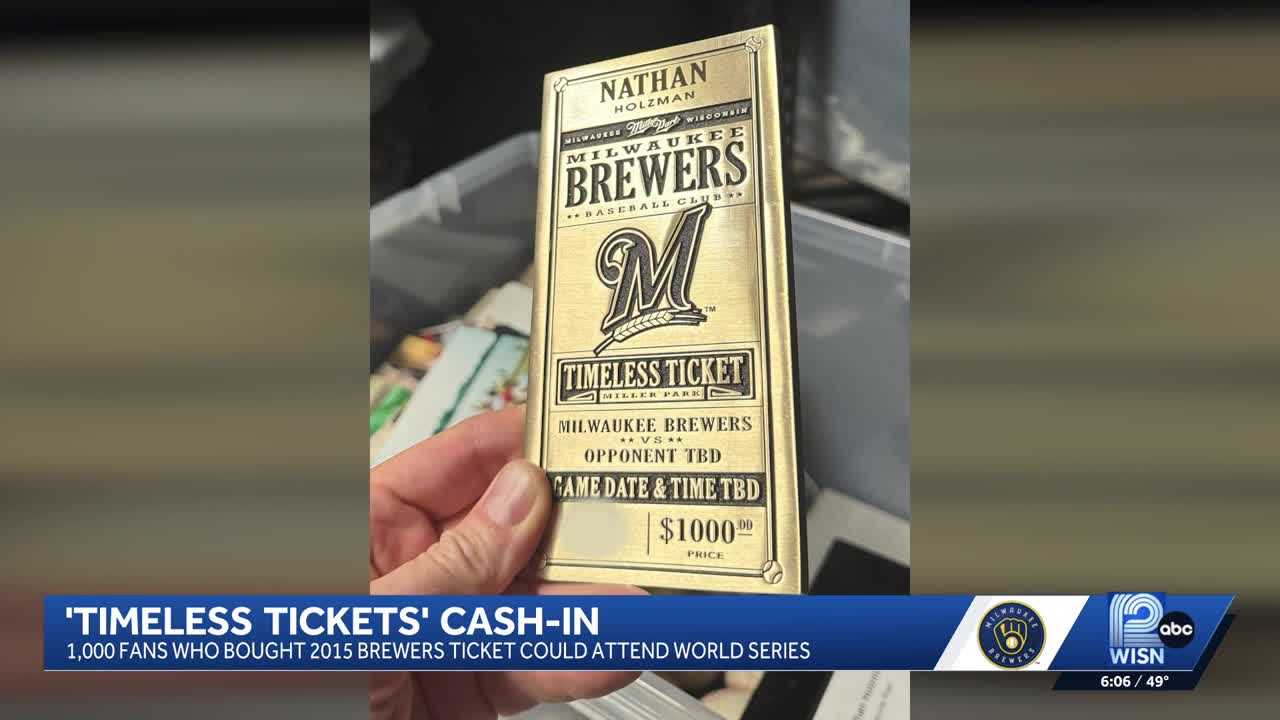 Brewers fan hopes 'Timeless Ticket' secures World Series seat — WPBF Sports Palm Beach, Boca Raton Sports news