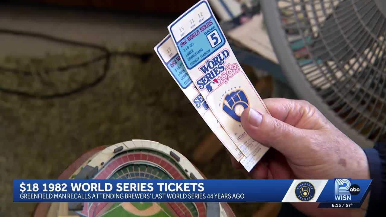 Brewers fan holds onto 1982 World Series ticket stub for 44 years — WPBF Sports Palm Beach, Boca Raton Sports news
