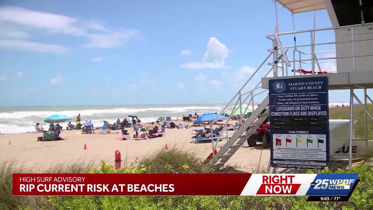South Florida beaches under rip current warning as lifeguards urge swimmers to stay safe — WPBF West Palm Beach, Boca Raton Sports news
