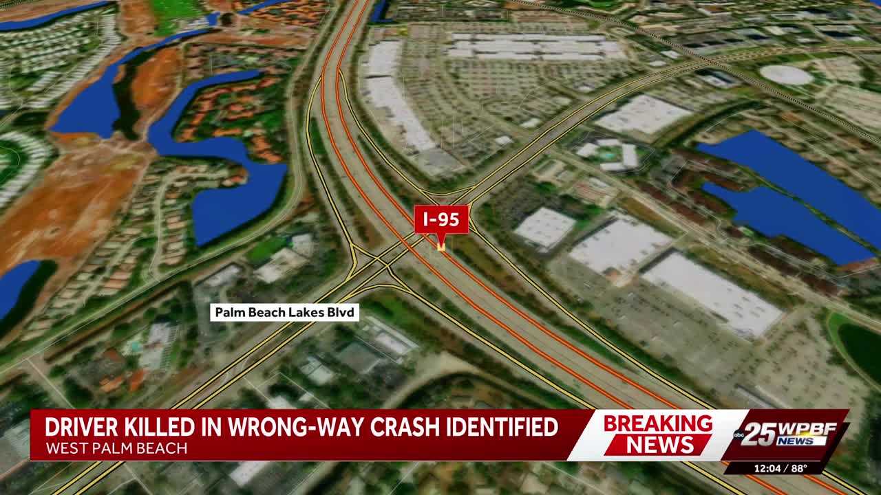 Suspect charged in deadly wrong-way crash on I-95 in West Palm Beach — WPBF West Palm Beach, Boca Raton Community news