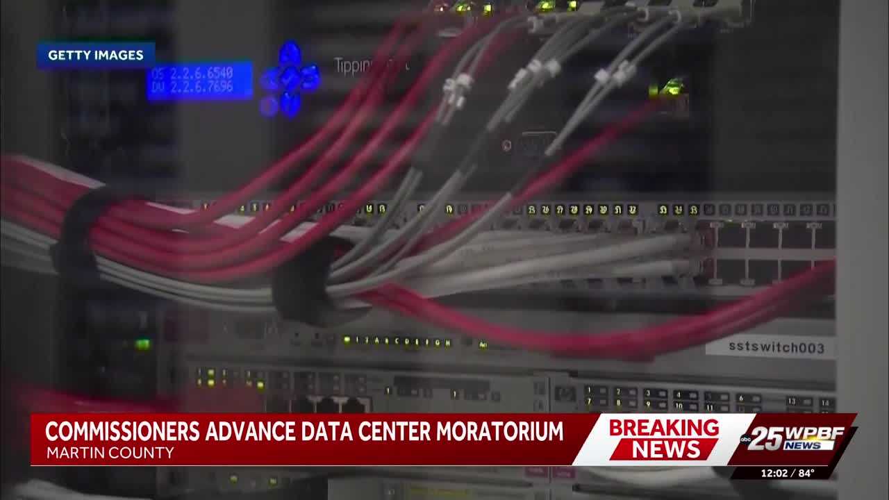 Martin County advances a one-year pause on new data center applications — WPBF West Palm Beach, Boca Raton Technology news