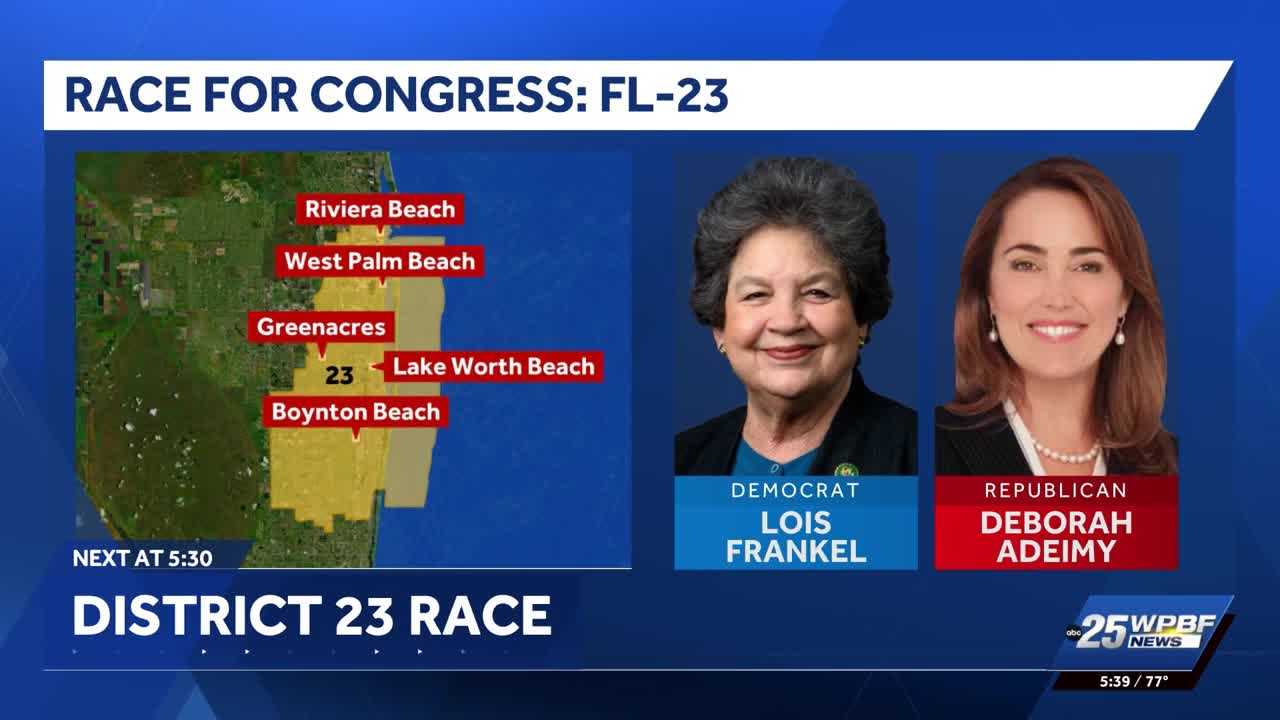 Frankel, Adeimy square off in Florida's redrawn 23rd District — Boca Raton Community news