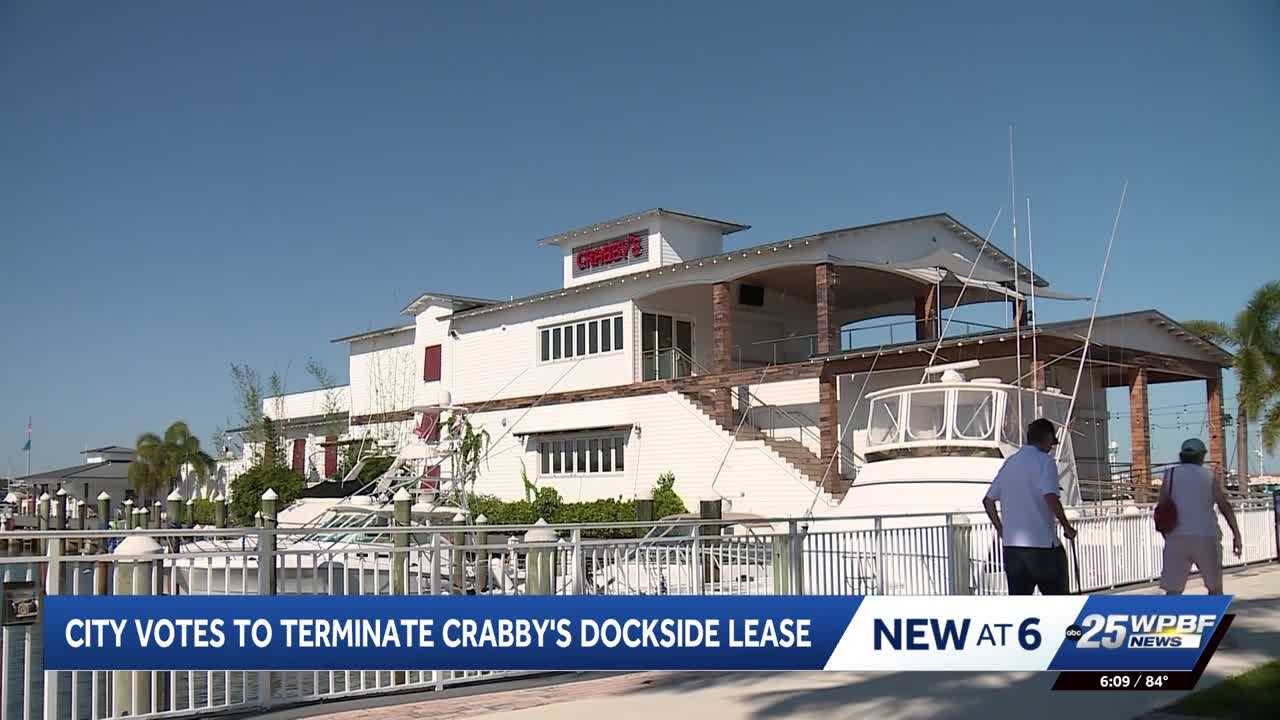 Fort Pierce ends lease with Crabby's Dockside operator over unpaid bills — WPBF West Palm Beach, Boca Raton Dining news